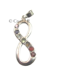 Ocho en forma de colgantes de plata a bajo precio | Ocho forma de colgantes de plata - Product Image 1