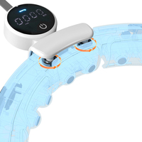 Hula Hoop Intelligent Ingia en Plastique Détachable pour Amincissement, avec Compteur LCD Numérique, Piles Rechargeables, Pondéré, Écologique, Unisexe