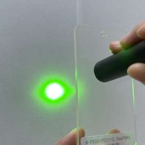 Plaque diffuseur mixte à petit angle en acrylique transparent Rina Tech 0-20 °   Panneau optique de 3 mm d'épaisseur pour luminaires de lavage mural - Product Image 1