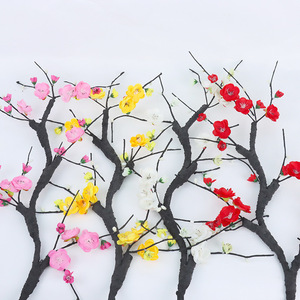 Flores de Ciruelo Artificiales de 30cm-100cm, Flor de Seda para Decoración del Hogar y Hoteles - Product Image 4