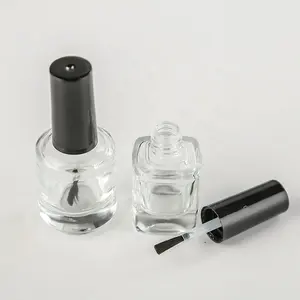 8 ml 10 ml 12 ml 15 ml Manufacturers china clear nail polish bottle empty glass bottle with cap brush