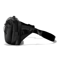Custom Logo Mobiele Telefoon Tas Kleine Crossbody Borst Tas Voor Sling Man Unisex Messenger Nylon Schouder Zijtas Klein Heuptasje