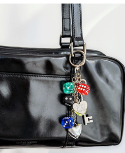 Bolsa colgante creativo colorido <span class=keywords><strong>destino</strong></span> dados cadena llavero DIY Premium bolsa colgante venta al por mayor Retro personalidad - Product Image 5