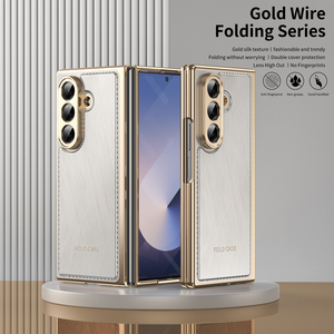 Housse de protection mince pour béquille de Protection complète en PU de luxe Premium pour <span class=keywords><strong>Samsung</strong></span> Galaxy <span class=keywords><strong>ZFold</strong></span> 7 6 5 4 <span class=keywords><strong>3</strong></span> coque de téléphone - Product Image 2