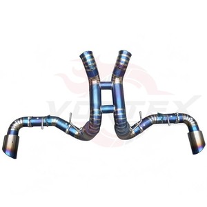 ท่อไอเสียแบบ Catback สีฟ้า Vortex Blue Burnt Titanium สำหรับ McLaren 570S 540C 3.8T V8 ปี 2015-2021 แบบปลายคู่ ชุดแต่งเพิ่มประสิทธิภาพ - Product Image 2