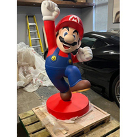 Esculturas Personalizables de Personajes de Nintendo, Estatuas de Resina de Mario/Yoshi/Luigi de Tamaño Real para Parques Temáticos y Decoración del Hogar