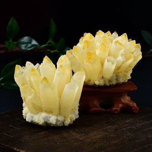 <span class=keywords><strong>Prix</strong></span> d'usine – Grappe de cristaux de <span class=keywords><strong>quartz</strong></span> <span class=keywords><strong>fantôme</strong></span> jaune Reiki pour la décoration intérieure - Product Image 4