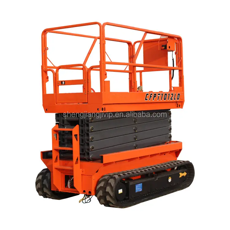 full auto cherry picker used crawler tracked lift for terrian ground