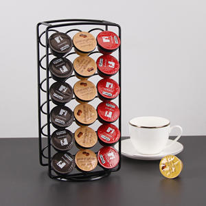Fengyue <span class=keywords><strong>dolce</strong></span> <span class=keywords><strong>gusto</strong></span> <span class=keywords><strong>lavazza</strong></span> cuisine organisateur 360 rotatif support de Capsule de café - Product Image 3