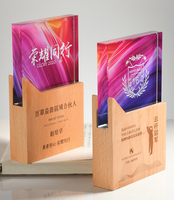 Trophées en bois personnalisés ADL pour entreprises, trophées en verre, récompenses en cristal, trophées en verre cristal, trophées en cristal provenant de Chine