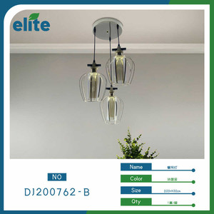 Lampada da pranzo con ciondolo moderno a forma di rettangolo luce bianca calda E12 con Base in vetro lampada appesa per la decorazione della casa Interior Design - Product Image 1