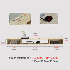 Il permet de libérer de l'espace <span class=keywords><strong>pour</strong></span> les boîtes de câbles, <span class=keywords><strong>cd</strong></span>, <span class=keywords><strong>dvd</strong></span>, consoles de jeux, projecteurs, composants TV, bijoux, objets de collection, photos - Product Image 2