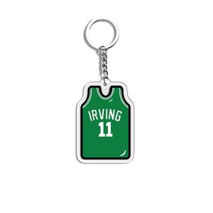 Wholesale Acrylic Promotional Gift Souvenir Keyring Acrylic Basketball Star <strong>Jersey</strong> Keychain Plastic Acrylic Car Pendant - Product Image 6