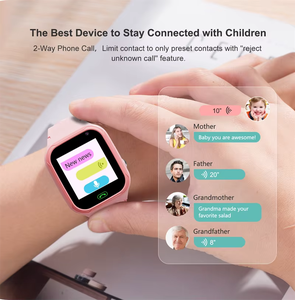 Montre connectée pour enfants LT36 2025 de haute qualité avec carte SIM 4G, caméra, appel vidéo SOS, localisation LBS WIFI, étanche IP67, montre-téléphone - Product Image 6