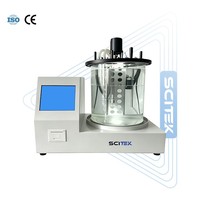 Testeur de gamme de distillation manuel SCITEK (tube unique avec chambre de récupération) avec affichage numérique LED pour laboratoire pétrolier