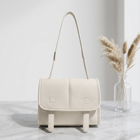 Sac messager rétro en cuir PU pour femme, sac à bandoulière texturé, idéal pour le quotidien et le shopping