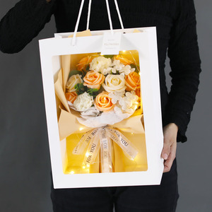 Scatola di fiori per la festa della mamma rose di sapone bouquet di garofano fiore artificiale scatole di fiori per la festa della mamma - Product Image 2