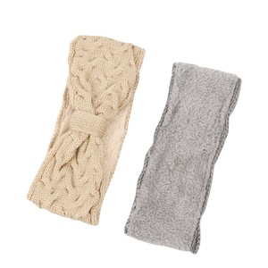 Diadema elástica de punto de ganchillo con lazo ancho de acrílico estilo bohemio Twinfree H-177, turbante cálido de invierno <span class=keywords><strong>a</strong></span> la moda <span class=keywords><strong>para</strong></span> mujer - Product Image 5