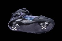 Chaussures de patins à roues alignées en Fiber de carbone populaires chaudes pour enfants et adultes chaussures de patins de Slalom de taille fixe chaussures de patins de Freestyle