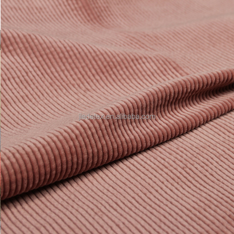 New Arrival Quality Organic No Elastic Pure 6 Wales 57" Large Velvet Corduroy Fabrics 100% Cotton For Garments