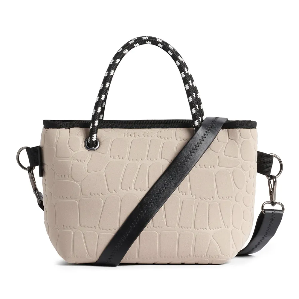 Luxury Ladies Shoulder Handbags Woman Bags Embossed Crocodile Pattern Neoprene Crossbody Mini Casual Tote Bag
