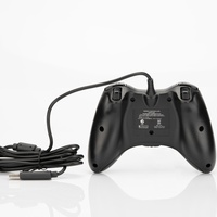 Manette de jeu filaire Xbox360 avec moteur de vibration, bouton Turbo, gyroscope six axes, compatibilité PC et tablette, et prise casque