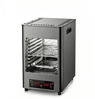 Grill à steak électrique commercial 800C, four à barbecue infrarouge haute température, gril amovible en acier inoxydable, commande tactile, portable