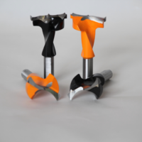 Outils de menuiserie : Forets à bois solides 35/37 mm, Scies cloches pour le travail du bois, Foret TCT, Tige de 12 mm, Longueur de 130 mm, Qualité supérieure
