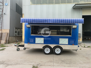 <span class=keywords><strong>Trailer</strong></span> makanan seluler sepenuhnya dilengkapi keranjang makanan truk penjual makanan untuk dijual peralatan restoran seluler truk bir - Product Image 2
