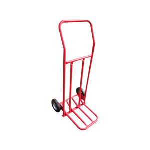 Chariot d'entrepôt à pousser à la main HT2011 en acier, 2 roues, chariot à outils robuste pour usage intérieur et extérieur - Product Image 4