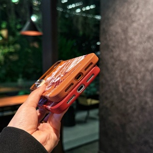 Étui magnétique antichoc en fibre de carbone de haute qualité avec motif pour <span class=keywords><strong>iPhone</strong></span> 17, 15, 16 Pro Max, 17 Air, avec cadre métallique pour appareil photo - Product Image 6