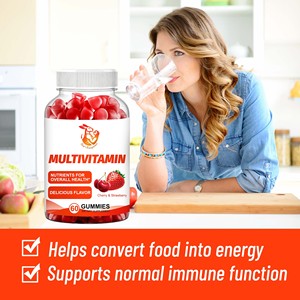 Gummies multivitaminées personnalisées par le fournisseur avec des multivitamines et des minéraux favorisant une récupération saine, stimulant l'énergie, complément alimentaire - Product Image 5