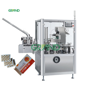 GDZ-120 Automatic vertical soap tube condom sachet tea bag blister cartoner box packaging machine