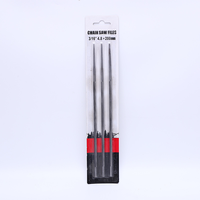 Lime à chaîne de scie 4.0mm 4.8mm 5.5mm Kit d'affûtage de tronçonneuse personnalisable avec lime ronde prise en charge OEM