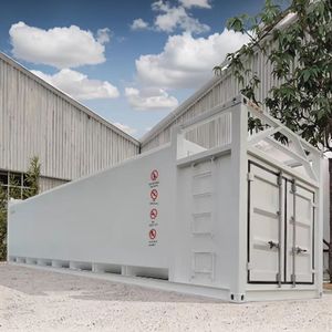 Station <span class=keywords><strong>de</strong></span> carburant mobile en acier inoxydable neuve <span class=keywords><strong>de</strong></span> 20 pieds ou 40 pieds avec pompe, capacité <span class=keywords><strong>de</strong></span> 10 000 à 68 000 L pour essence/diesel - Product Image 5