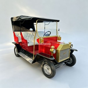 Tuk Tuk Retro de Doble Fila/Autobús Turístico para Hoteles y Resorts/Carrito de Golf con Certificación CE - Product Image 4