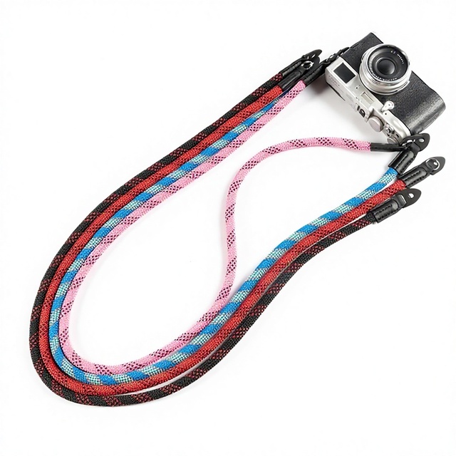 Vintage Climbing Rope Camera Strap for Dslr & Mirrorless Cameras - Retro Round Cord Shoulder Neck Belt Factory Direct Wholesale