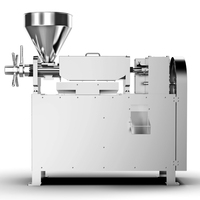 Prensa de Aceite Automática, Prensa en Frío para Aceite de Ricino, Máquina Extractora de Aceite de Cacahuete Orgánico, Prensa de Tornillo de Acero Inoxidable 40kg/h, CE