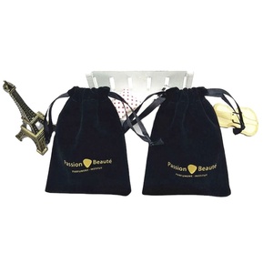 Wholesale Custom <b>Recyclable</b> Eco-Friendly Travel Velvet Jewelry Pouch Drawstring Bags for Watches <b>Glasses</b> & Gemstones Packaging - Product Image 1