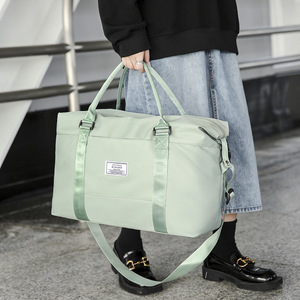 Bolsa de Gimnasio de Gran Capacidad, Color Rosa Sólido, Bolsa de Viaje para Deportes y Fitness al Aire Libre - Product Image 3