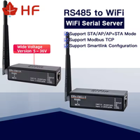 Puerto serie RS485 a servidor de dispositivo serie WiFi, soporte TCP, IP, Telnet, Modbus, Protocolo TCP, convertidor de transferencia de datos IOT