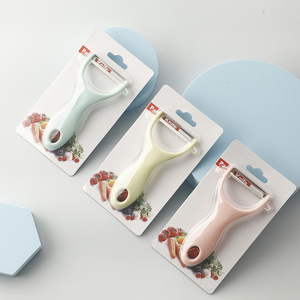 Éplucheur de légumes et de fruits à manche en plastique, lame en acier inoxydable, éplucheur en forme de Y pour pommes de terre et pommes, outil de cuisine - Product Image 2