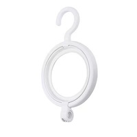Porte-chapeau circulaire créatif simple, décoratif, à accrocher derrière la porte, crochets de rangement en plastique pour écharpes, manteaux et chapeaux
