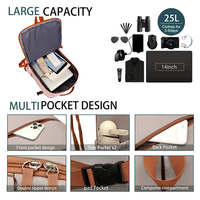 Nouveau compartiment à chaussures à la mode plein voyage ouvert Durable ordinateur sac à dos étanche USB étanche voyage sac à dos à la mode