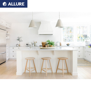 Allure Cổ Điển Công Nghiệp Sồi Shaker Tro Trắng Mdf Gỗ Treo Tường Cơ Chế Tủ Bếp - Product Image 5
