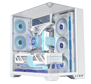 Boîtier d'ordinateur de jeu Full Tower Lian Li <span class=keywords><strong>O11</strong></span> Dynamic avec fenêtre latérale, construction en alliage d'aluminium, compatible ATX, designs personnalisés - Product Image 1