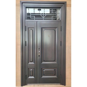 Puerta de Seguridad No Estándar de Acero Galvanizado Antirrobo, Diseño Tradicional, Puerta Simple, Uso Comercial - Product Image 1