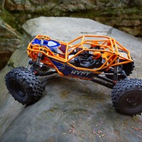 Axial RBX10 Ryft 1/10 4WD Brushless Rock Bouncer RTR 4S LiPo Buggy RC Tout-Terrain Haute Vitesse Orange AXI03005T2