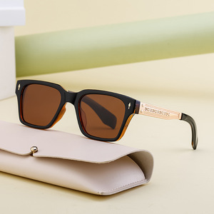 Gafas de sol polarizadas para hombre, montura cuadrada, protección UV400, montura de PC, lentes TAC, para conducir, actividades al aire libre, gafas de moda. - Product Image 1