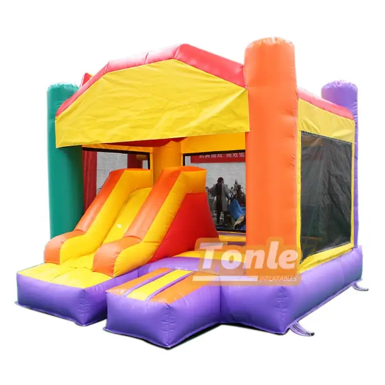 Bouncy house inflável bouncy house com slide para venda